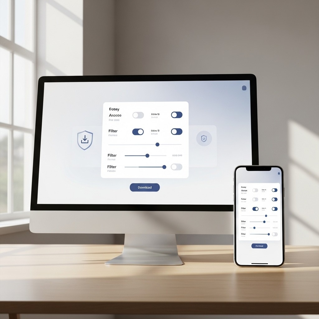 Interface moderna do gerador de anagramas com foco em privacidade, filtros e compatibilidade com celular e desktop